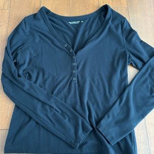 abercrombie & fitch soft henley shirt